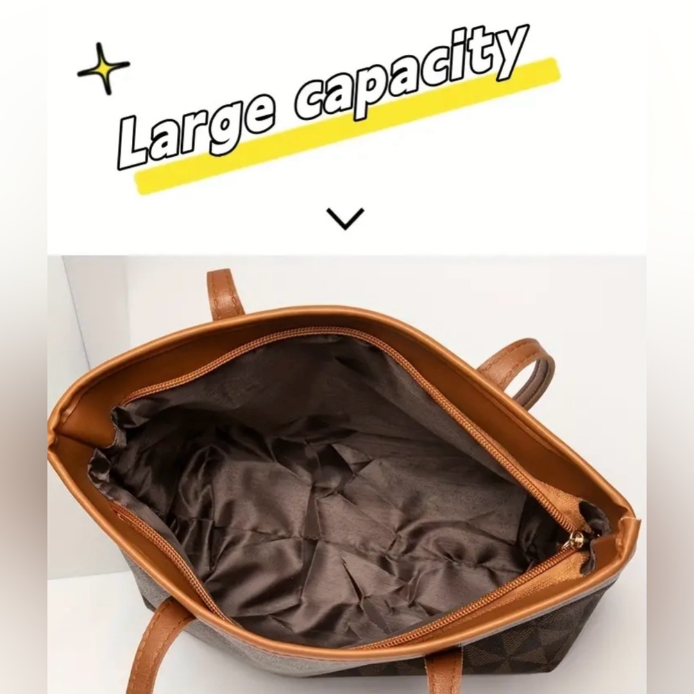 NEW| Women's Geometric Print Trendy Shoulder Bag - Picture 9 of 9